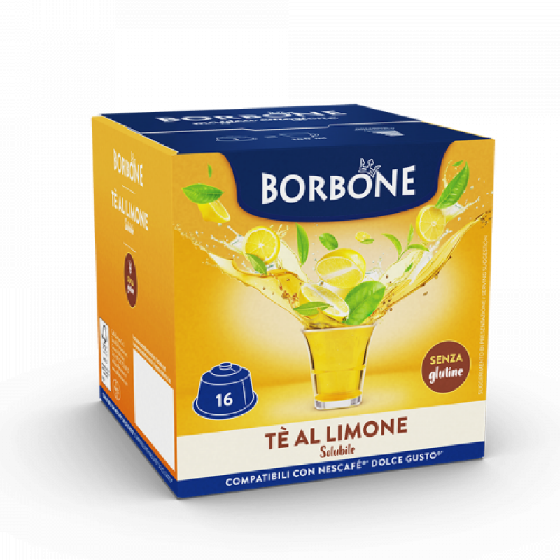 Capsule Thè Limone Caffè Borbone Compatibili Dolce Gusto